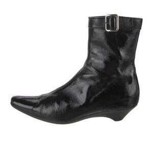 Prada Sport Patent Black Boots